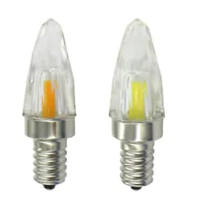 E12 K9 Gem Lamp Glass LED Light Bulb 1505 COB+SMD 110V/220V 4W Crystal Lights