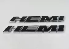 Dodge Charger Challenger HEMI Emblems Front Fender Badges Symbol Logo Nameplate