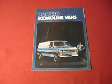 1976 Ford Econoline Van Pickup Truck Sales Brochure Booklet Catalog Original Old