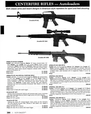 2006 Print Ad of Armalite M15A2 Carbine, AR-10A4 Special Purpose, AR-180B Rifle