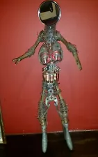 Vintage Scrap Metal Handcrafted Welded Art Figurine