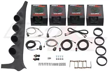 MaxTow 4 Gauge Diesel Kit + Gray Quad Pod for 92-97 Ford F250 F350 Powerstroke