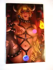 SIGNED SALE M HOUSE COMICS FULL BAD GIRL BOWSETTE DEVIL YELLOW HAR CURE ART %30