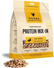 Vital Essentials Protien Mix In Duck Freeze Dried Raw Topper For Dogs 18oz