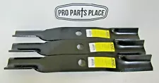 3 REPL XHT HD USA BLADES KUBOTA K5371-99040 K5371-34340 60" CUT G2460 BX SERIES