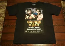 Gennady GGG Golovkin vs Daniel Geale Official MSG NYC Boxing Fight T-Shirt XXL