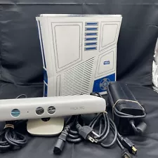 Microsoft Star Wars R2D2 320GB Xbox 360 Kinect Bundle M O D D E D Console Tested