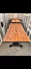 Redwood dining table 8 seater