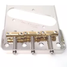 TCS® Gotoh Steel Cut Down Sides Bridge w/h Brass In-Tune Saddles for Fender Tele