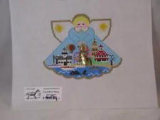 Painted Pony Designs San Diego Angel w/Charm Handpainted 18 Count