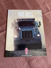 Kenworth Work Trucks Sales Brochure Dealer Pamphlet 1997