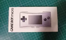 NEW Gameboy Micro Silver Japan GBM *100% UN-USED - GREAT BOX FOR COLLECTION* 2