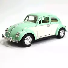 Kinsmart Diecast Classic Volkswagon Beetle 1967 5" Seafoam Self Propelled