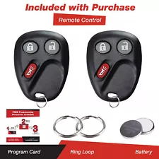 Sale 2x For 2003 2004 2005 2006 Chevrolet Silverado Remote Keyless Entry Key Fob