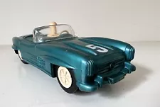 1960's VINTAGE MARX MERCEDES-BENZ 300SL RACE CAR - 1:32 SCALE- RUNS - LOOKS VG