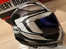 Arai Rx-7x size XL Motorcycle Helmet White Matte Finish From Japan Rare Used