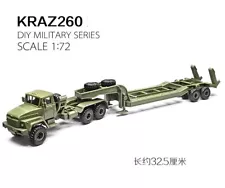 1:72 1/72 RUSSIAN KRAZ260 Tank Transporter Tractor Truck Russia-Ukraine conflict