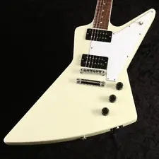 Gibson 70s Explorer Classic White Electric Guitar Explorer with hard case