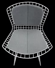 Knoll Style 2 Piece Cushion for Bertoia Side Chair - Mid Century Decor