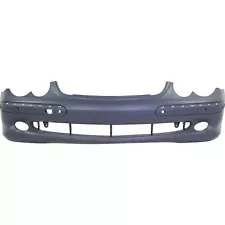 Front Bumper Cover For 2003-2005 M Benz CLK320 w/ fog lamp holes Primed (For: 2005 CLK500)