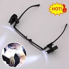 Cool LED Light Clip On Glasses Torch / Lamp Safety Li Reading Glasses Hot Sale9