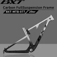 FULL Suspension Carbon Mountain Bike Frame 29ER MTB Fiber 148*12mm Travel 100mm