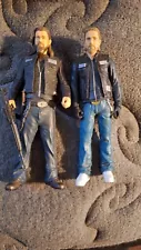 Sons of Anarchy Figures Jax And Opie Mezco Figure Lot.