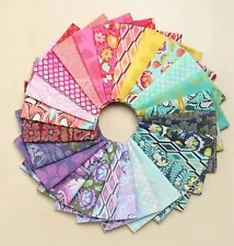 New ListingTula Pink EDEN 25 Fat Quarter COMPLETE Cotton Fabric Set