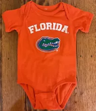 UF Florida Gators Infant Bodysuit Orange See Photos For Measurements For Size