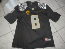 Marcus Mariota #8 Oregon Ducks Nike Team Black Football Jersey Men's Size Large