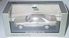 MERCEDES BENZ W126 560SEC COUPE GREY Metallic 1/43 MINICHAMPS MERCEDES MUSEUM