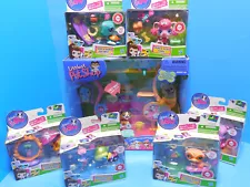 LPS Littlest Pet Shop Tricks N Talents Show Lot Playset & 6 Pets New