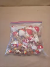 Big Bag Of Vintage Fishing Bobbers.