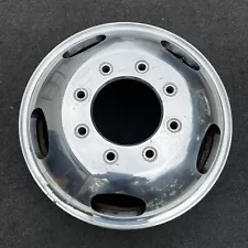 SINGLE 17 INCH WHEEL/RIM FORD F-350 DUALLY FRONT 2005-2020 OEM POLISHED 3618 (For: 2015 F-350 Super Duty)