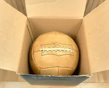 Rare Vintage 50s Spalding Leather Official Soccer Ball, Made in Canada