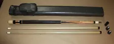 Jim Odom 4 Point 3 Veneer Custom Cue made for Tom Spencer 2002