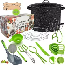 Canning Pot W/ Rack and Full Set Starter Beginner Food Grade Stainless Steel New