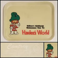 1975 Hardee's Gilbert Giddyup Welcomes You to Hardee's World Fiberglass Tray