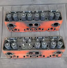 Small Block Chevy Double Camel Hump 462 Fuelie Heads,Ported,Triple Valve Springs