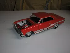 ERTL 1/18 American Muscle 1966 Chevy Nova II SS Red for parts restore Free SHIP