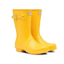 Hunter Original Short Women's Casual Boots, Yellow, W11