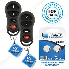 2 Replacement for 2001 2002 2003 2004 Chrysler 300M Concorde Remote Car Key Fob