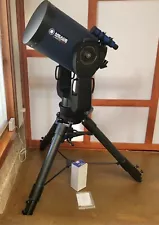 12” Meade LX200 GPS ACF Telescope with Large Tripod and Case