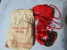 Vintage Little Lifter HOIST. Lifts For Sportsmen Fishermen Travelor