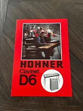 New ListingVintage Original 1973 Hohner Clavinet D6 Catalog Brochure NOS