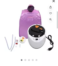 EUC Portable Steam Sauna Purple Pocket Hood