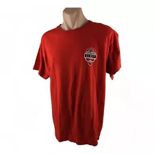 Culture Kings STAFF t-shirt Genuine RED STAFF Tee Top Size Large Heavy Cotton