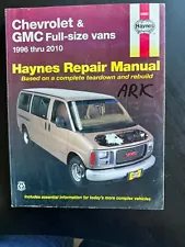 Repair Manual-Standard Cargo Van Haynes 24081 1996-2010 - USED (For: 2016 Chevrolet Express 2500)