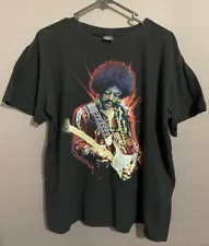 vintage 80s Jimmy Hendrix t shirt Black Color