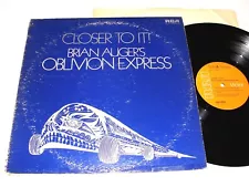 Brian Auger's Oblivion Express "Closer To It" 1973 Rock LP, VG, Original RCA